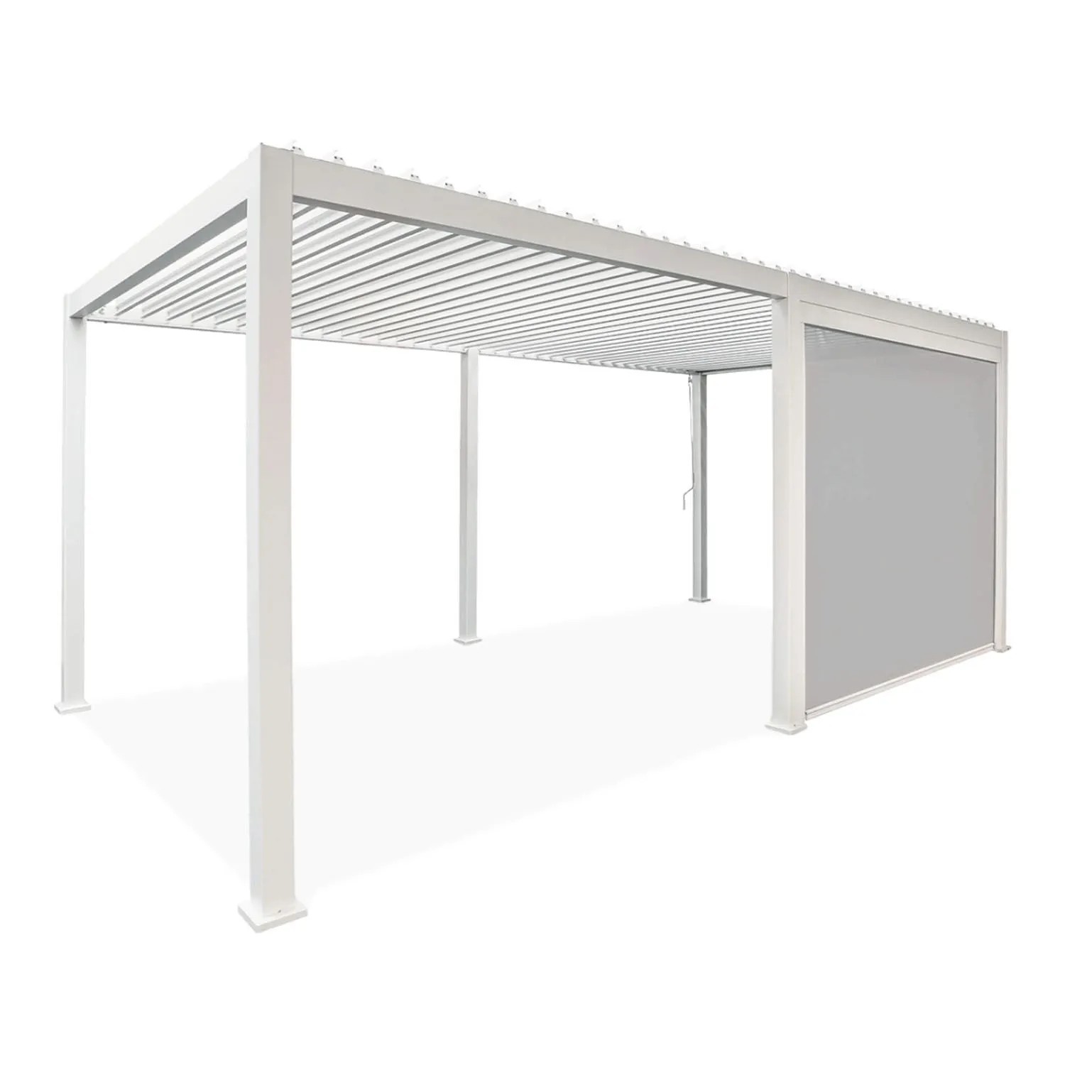 GUTROOF Roleta opuszczana do pergoli Premium White 3 m