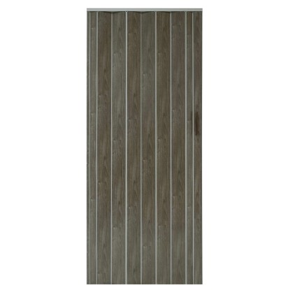 Drzwi harmonijkowe Natura 2 Dąb Grafit 80 cm