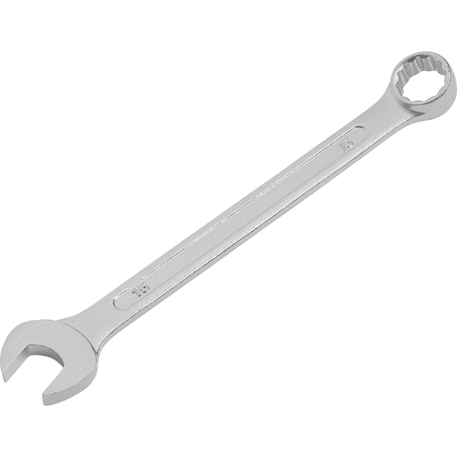 LUX-TOOLS Klucz płasko-oczkowy 15 mm