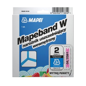 Mapei Mapeband W taśma uszczelniająca do narożników wewnętrznych, akcesoria do płytek.