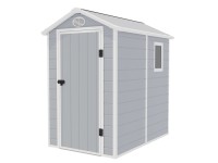 Domek ogrodowy Klaudia szary 134 x 192 wys. 204 cm