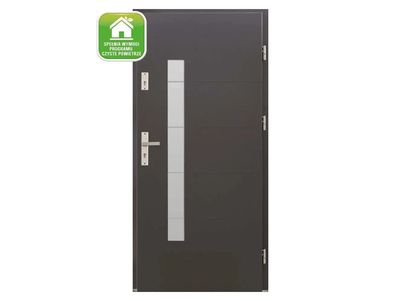 45R インディゴタペットptDRESS Drzwi zewnętrzne TARGO PEŁNE antracyt 90L kupuj w OBI
