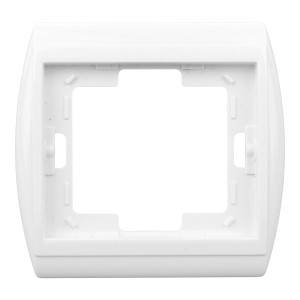 Biała ramka do włączników i gniazdek.
