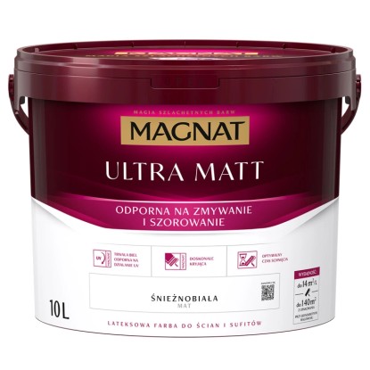 Farba Magnat Ultra Matt biała 10 l