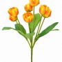 Sztuczne bukiet tulipan pomarańczowy - 41 cm