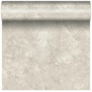 Rolka tapety w kolorze beżowym z delikatną strukturą do wnętrz.