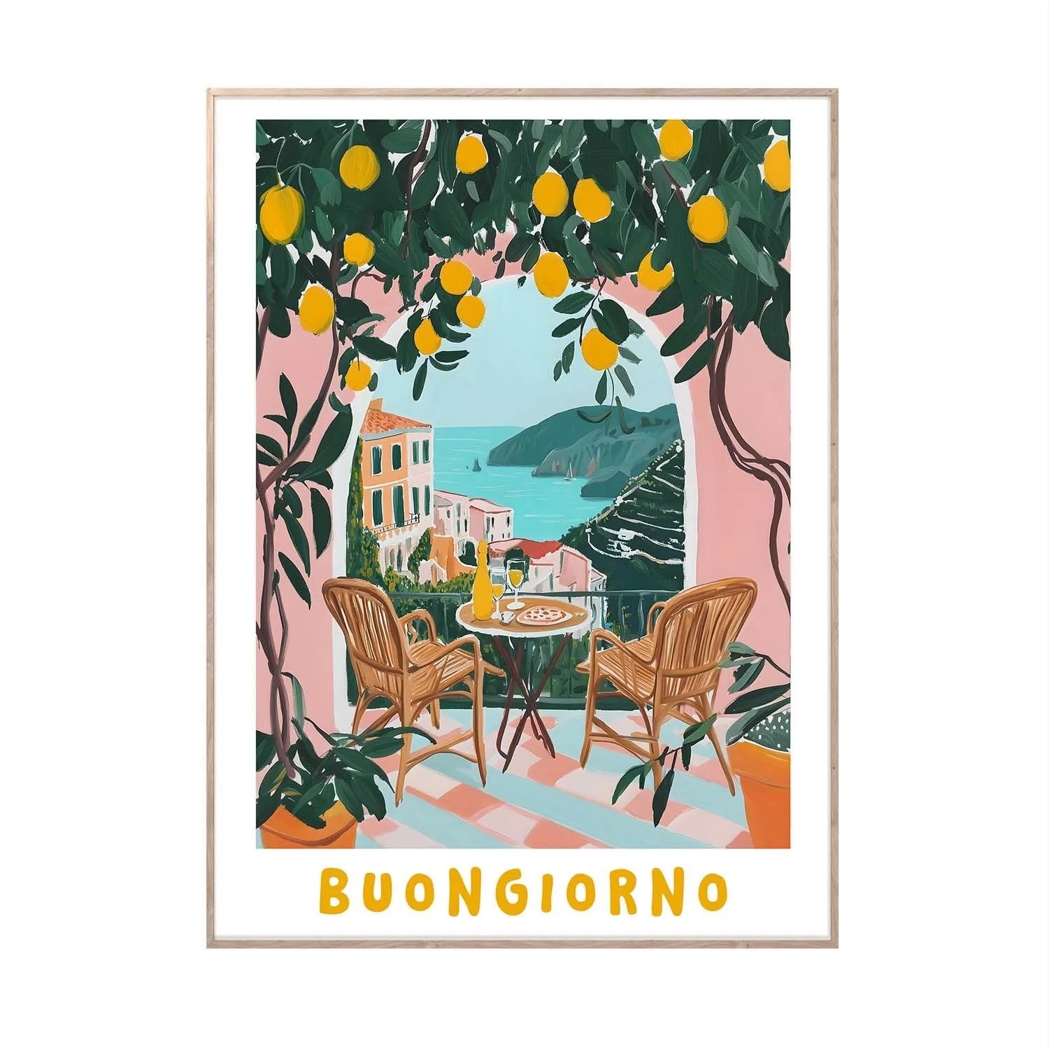 STYLER Obraz Artbox BALCONY 1 AB280 50 x 70 cm