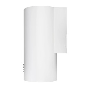 Biały okap ścienny t.b.t. do kuchni.