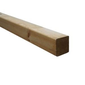 Drewniany słupek do ogrodzeń i aranżacji ogrodów.