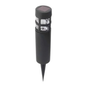 Eko-Light Lampa solarna słupek FIDEL 0,06W 3000K 2lm IP44 czarny