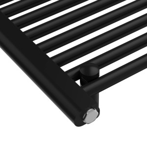 Giovanni Grzejnik łazienkowy CARAT czarny mat 135 x 55 cm