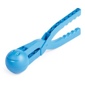 Niebieski chwytak do śnieżek t.b.t. dla dzieci do łatwego formowania śnieżek.