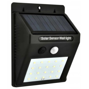 Düwi Lampa LED SOLAR SENSOR LIGHT 3W 200lm czarna