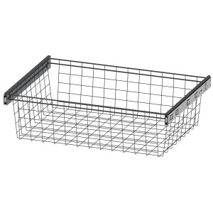 Koszyk druciany do szafy, metalowy, do montażu w szafach i garderobach.