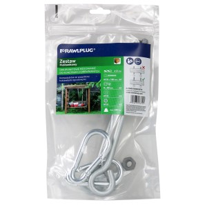 t.b.t. Zestaw haków do mocowania huśtawki, stal ocynkowana.