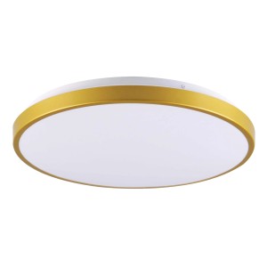 Goldlux Plafon LED KERN z pilotem 100W 3000-6000K 11200lm śr. 100cm złoty