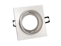 Goldlux Oprawa podtynkowa LIKA Q srebrna kwadratowa ruchoma Goldlux Oprawa podtynkowa LIKA Q srebrna kwadratowa ruchoma