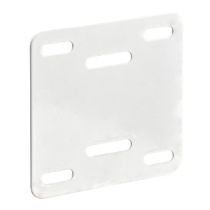 Płytka naprawcza Hettich, 60x60mm, biała, do płyt montażowych zawiasów meblowych z rozstawem otworów 32mm.