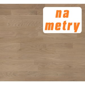 Jasny drewniany blat kuchenny z naturalnym usłojeniem.