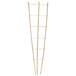 Bambusowa kratka ogrodowa dla roślin pnących, idealna do ogrodów i pergoli.