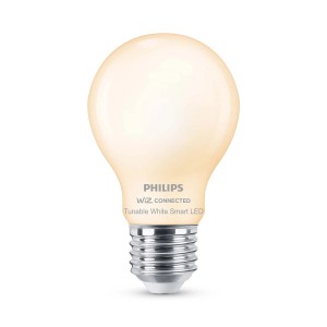 Matowa żarówka Philips Smart LED, 7 W, E27, standardowy kształt, regulowana biel.