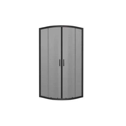 Signika Kabina prysznicowa Avia Black 80 czarna szkło grafitowe