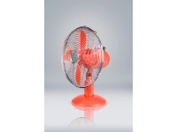 Volteno Wentylator biurkowy metalowy 35W czerwony