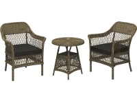 Komplet mebli balkonowych ROSETOWN natura 3-częściowy