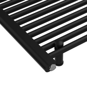 Giovanni Grzejnik łazienkowy CARAT czarny mat 72 x 55 cm