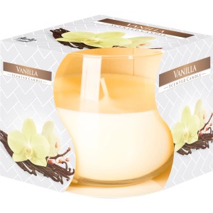 t.b.t. Świeca zapachowa waniliowa w szkle, zapakowana.