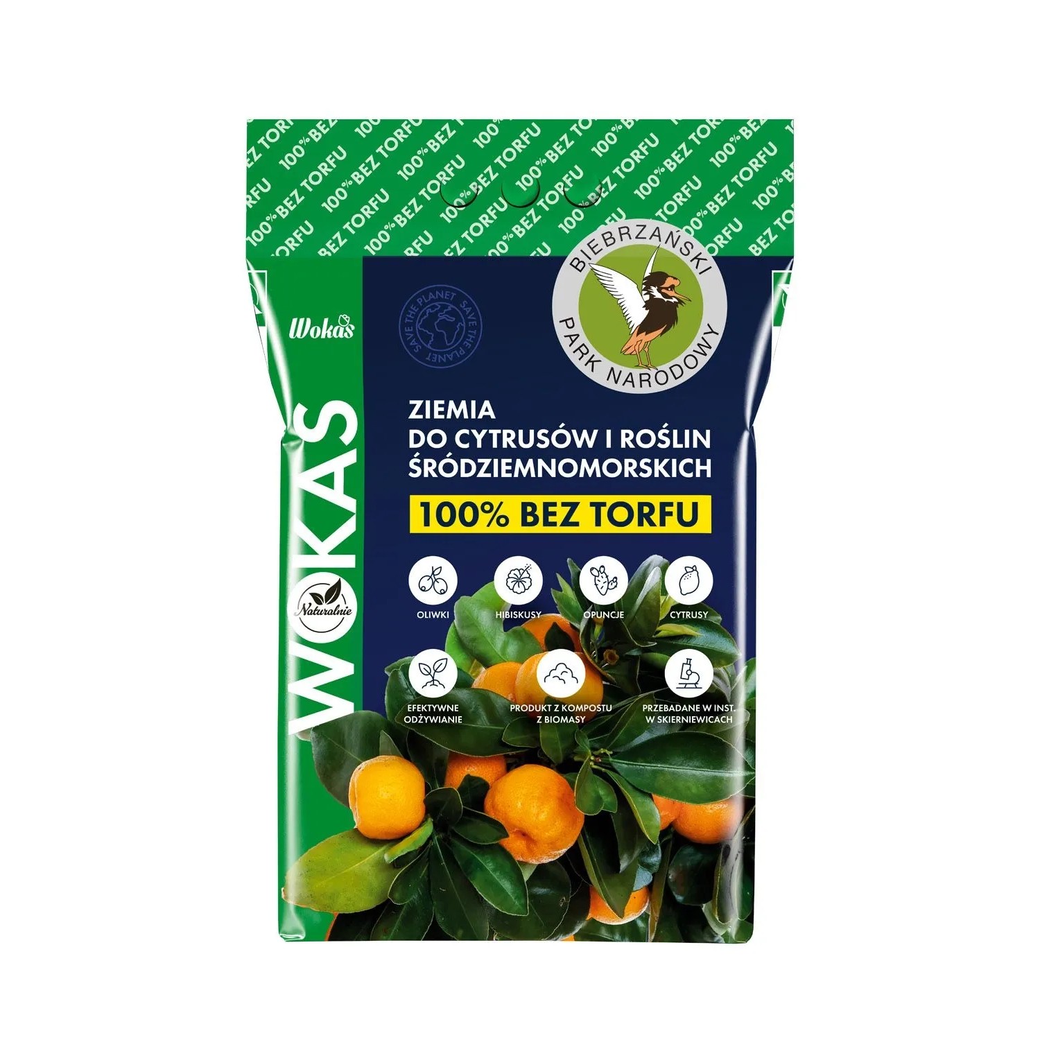 Wokas Podłoże do cytrusów naturalnych 5L