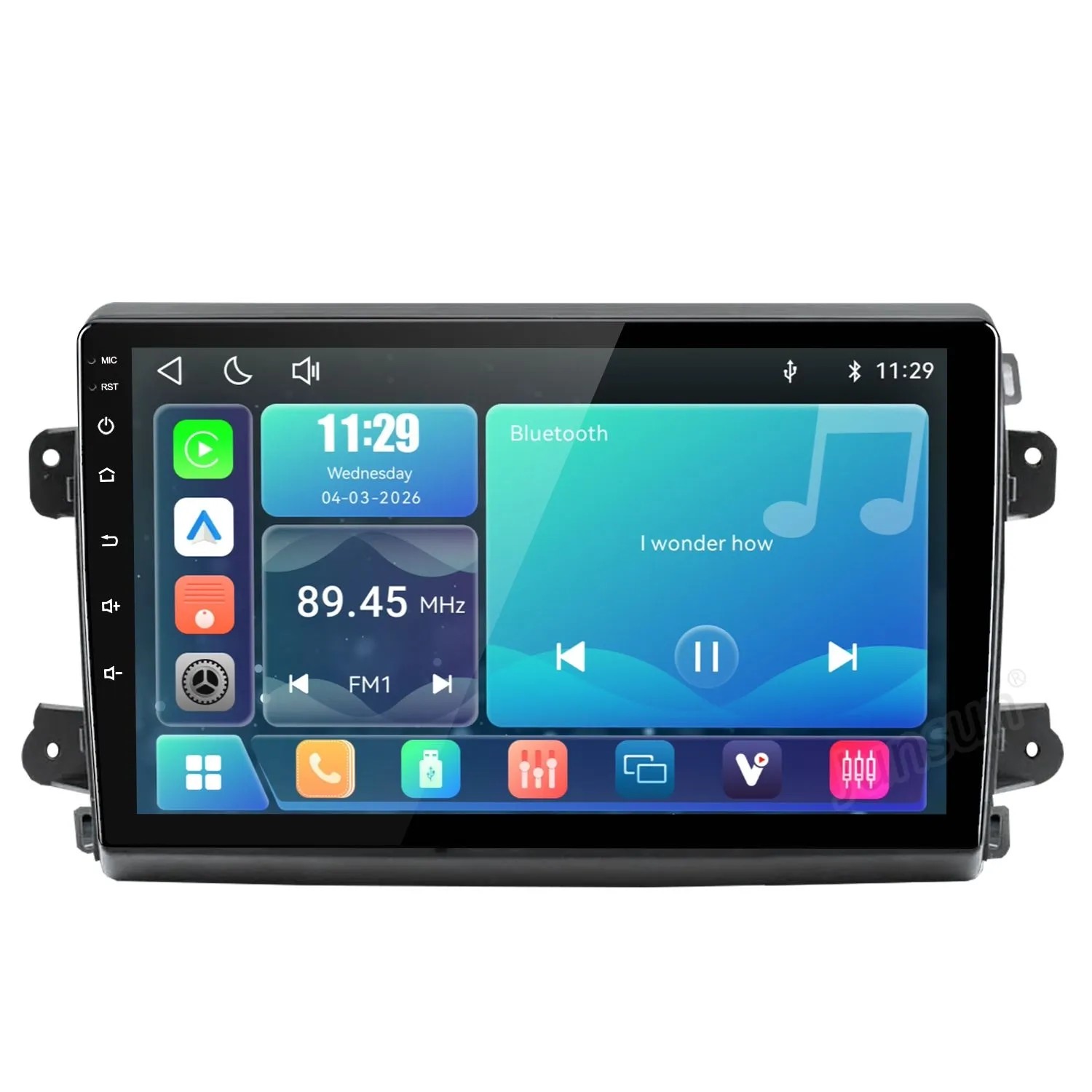 Junsun Radio Samochodowe Do Fiat Ducato Peugeot Boxer Opel Movano 2021-2024 Linux