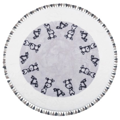 Multidecor Dywan BAMBI KRÓWKA śr. 120 cm szary