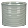 Scheurich Osłonka 828 Classic Mix, Ø 7 cm, jasnozielona, żebrowana doniczka ceramiczna do wnętrz.