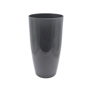 Doniczka alpha plastik black - 41,5x22 cm
