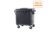 Pojemnik szary na odpady zmieszane - 1100 l