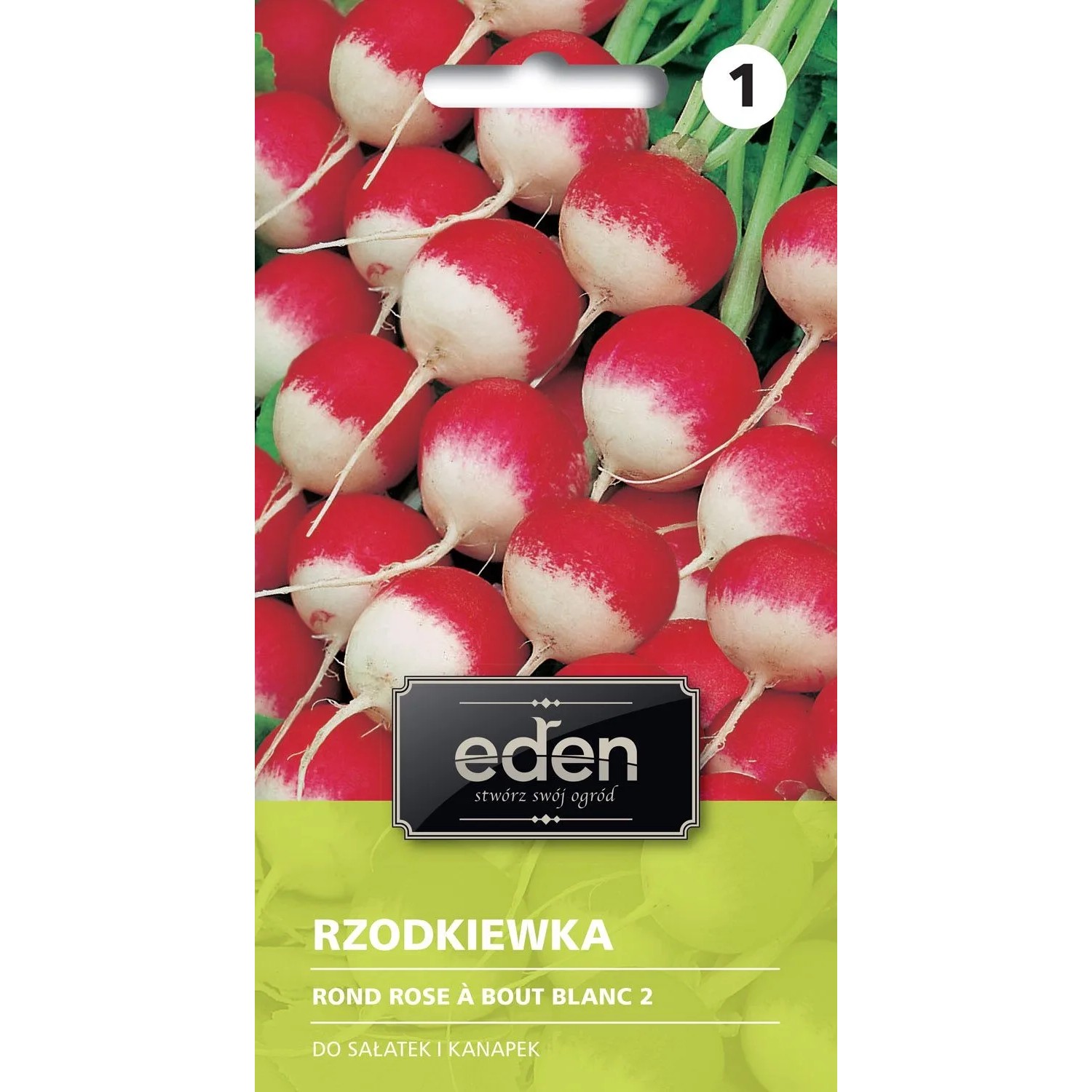 Rzodkiewka okrągła Rond Rosea Blanc - 10 g