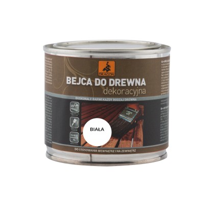 Dragon Bejca dekoracyjna do drewna biała 175 ml