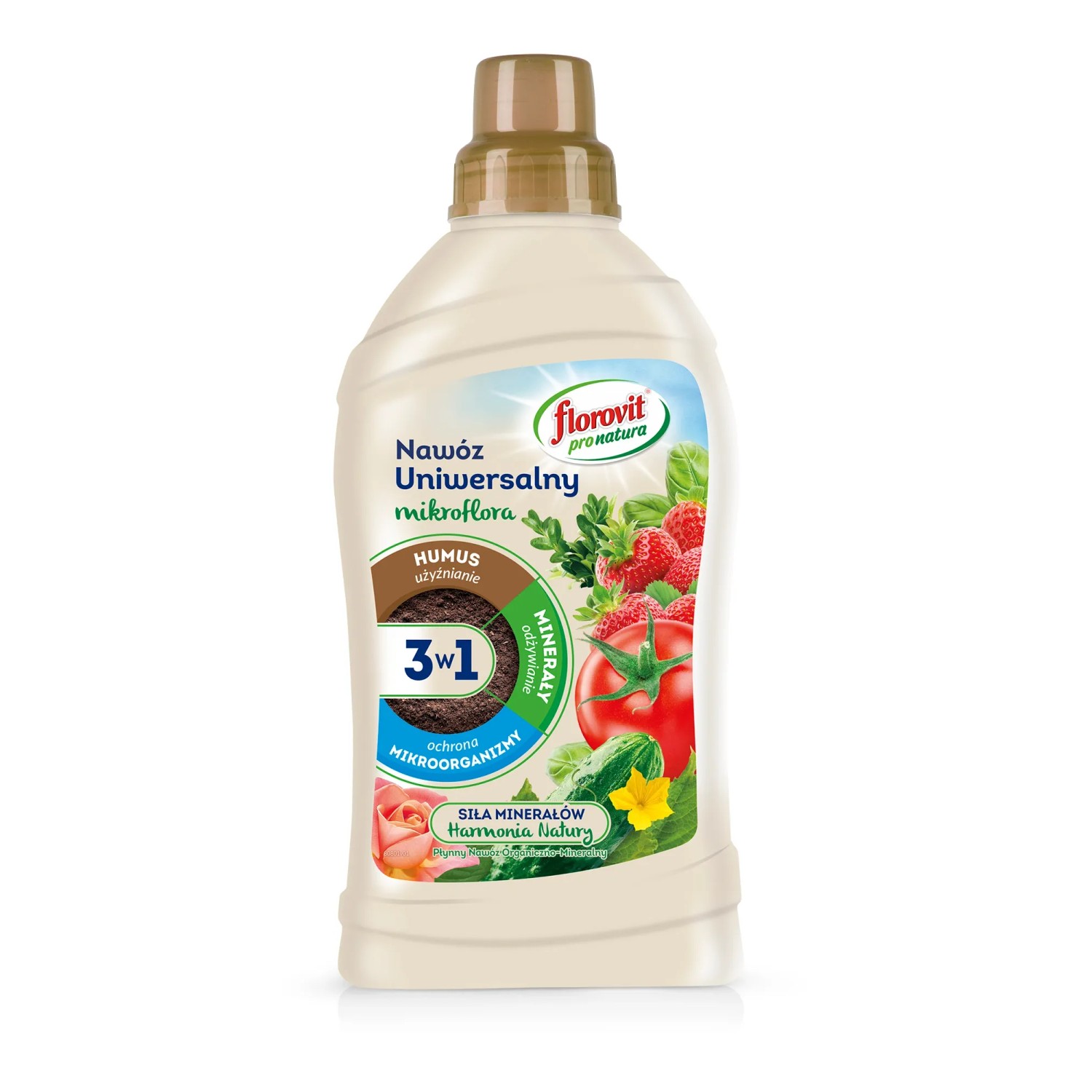 Florovit nawóz uniwersalny mikroflora 3w1 1 kg