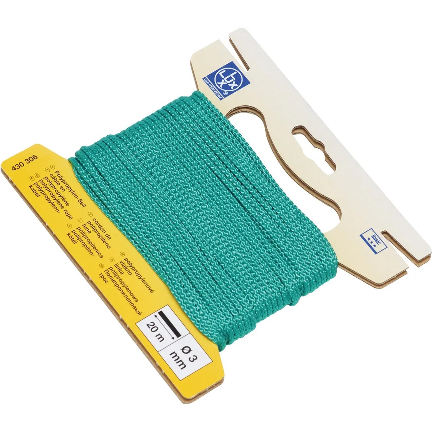 LUX-TOOLS Lina PP śr. 3 mm zielona długość 20 m