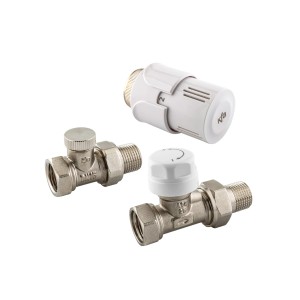 Armatura Kraków Zestaw termostatyczny prosty