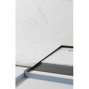 Eviso Listwa spadkowa czarny mat lewa 120 cm