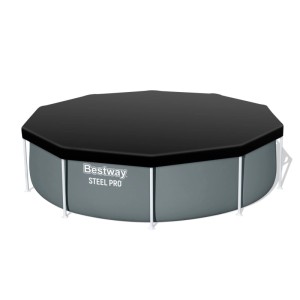 Basen na stelażu Steel Pro z pokrywą - śr. 305, wys. 76 cm