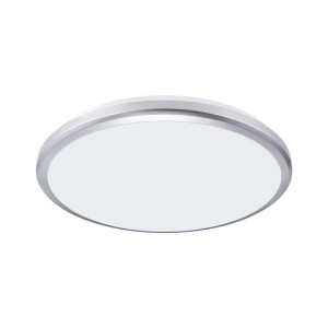 Struhm Plafoniera zewnętrzna PLANAR LED 24W 4000K 2640lm IP54 śr. 31,5cm srebrna