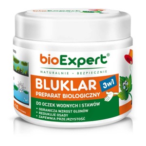 BioExpert Bluklar 3w1 do czyszczenia oczka wodnego. Ogranicza wzrost glonów i redukuje osady.