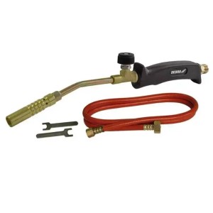 Akcesoria do urządzeń lutowniczych: Palnik lutowniczy z wężem i akcesoriami.