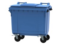 Pojemnik niebieski na odpady papierowe - 660 l