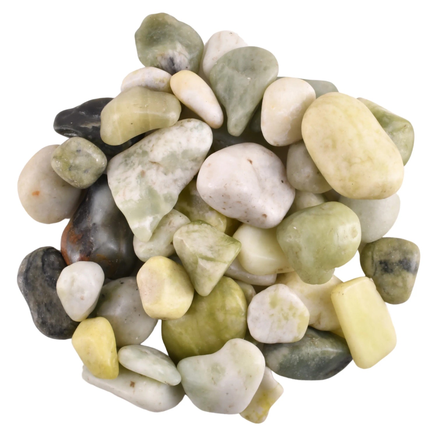 Kamenie dekoracyjne marmur zielone 20-40 mm - 900 g