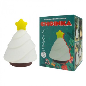 Mary's Lampka nocna LED CHOINKA 2,5W 3000/6000K+RGB biała