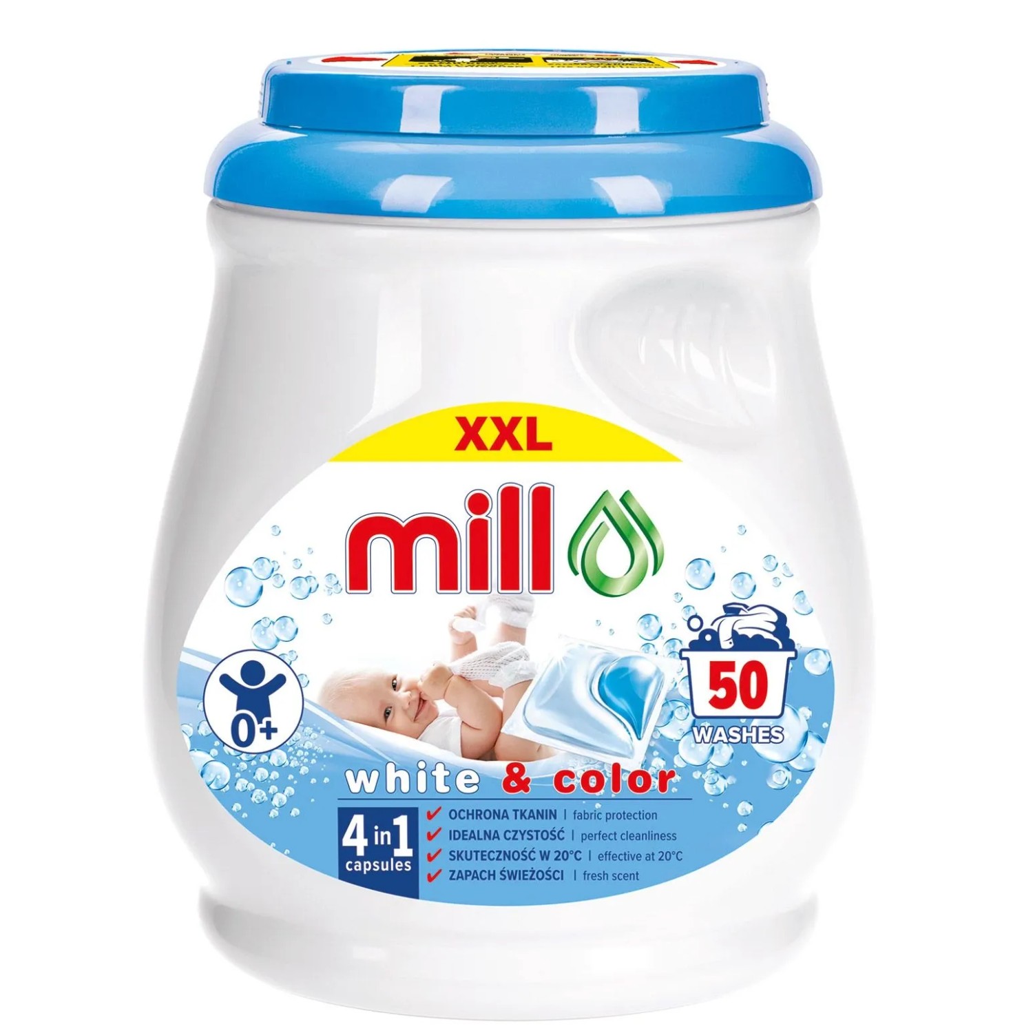 Kapsułki do prania Mill BABY 50szt.